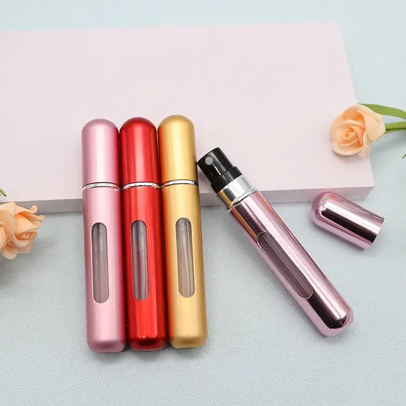 Mini Refillable Empty Perfume Bottle, Portable Atomizer Spray Bottle, Travel Perfume Bottle, Perfume Spray Scent Pump Case, Travel Perfume Bottle