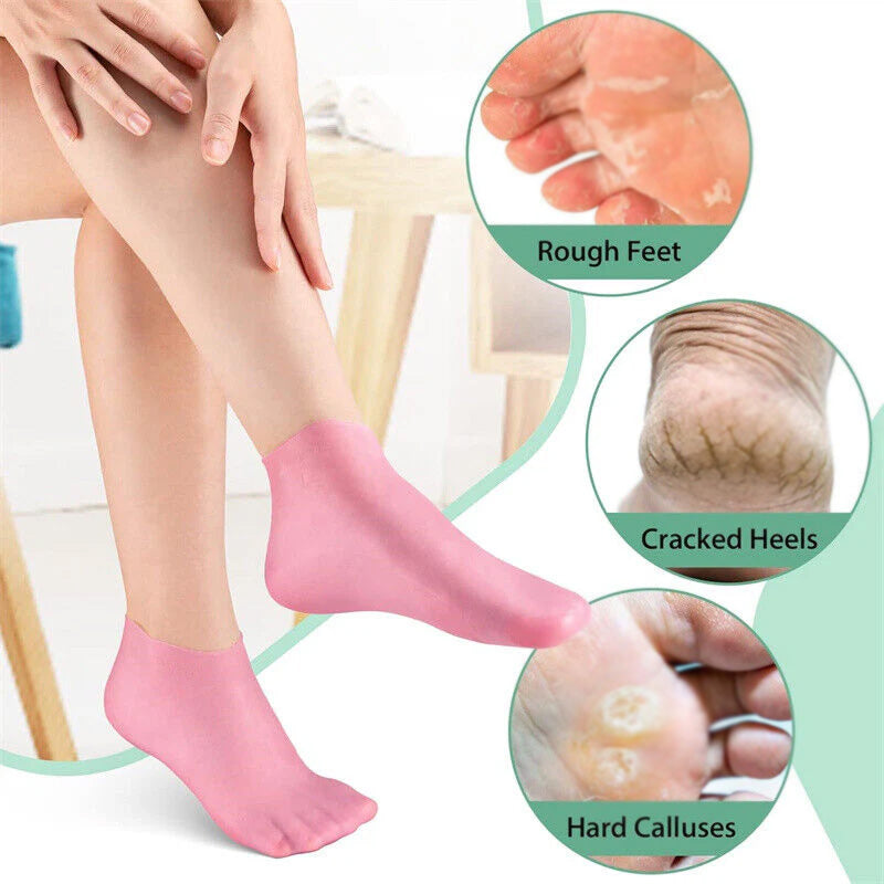 Silicone Moisturizing Gel Sock 1 Pair